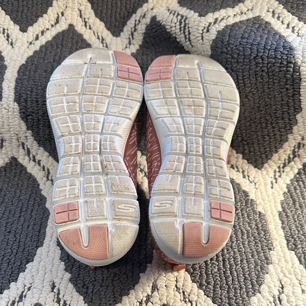 Skechers Women's Pink Knit Sneakers - Picture 4 of 5